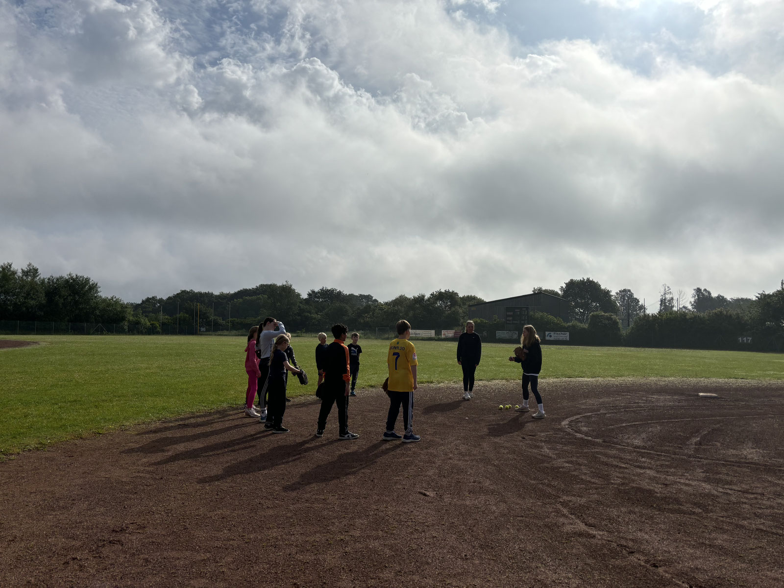 Baseballtraining der Klassen 3 + 4
